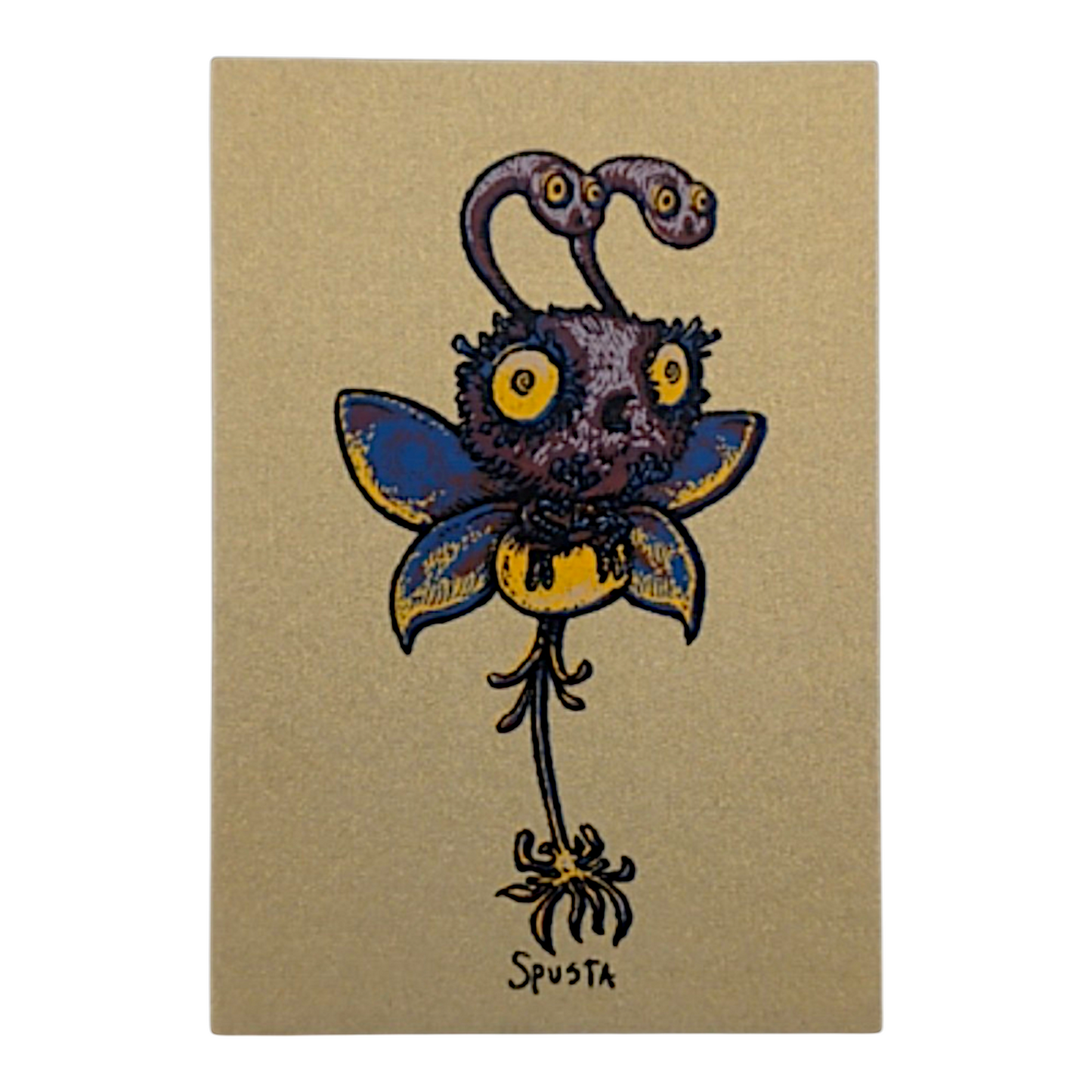 Marq Spusta
Bumble Bee (Listening Gold), 2013
Screen print
2 x 3 in 

Plate signed