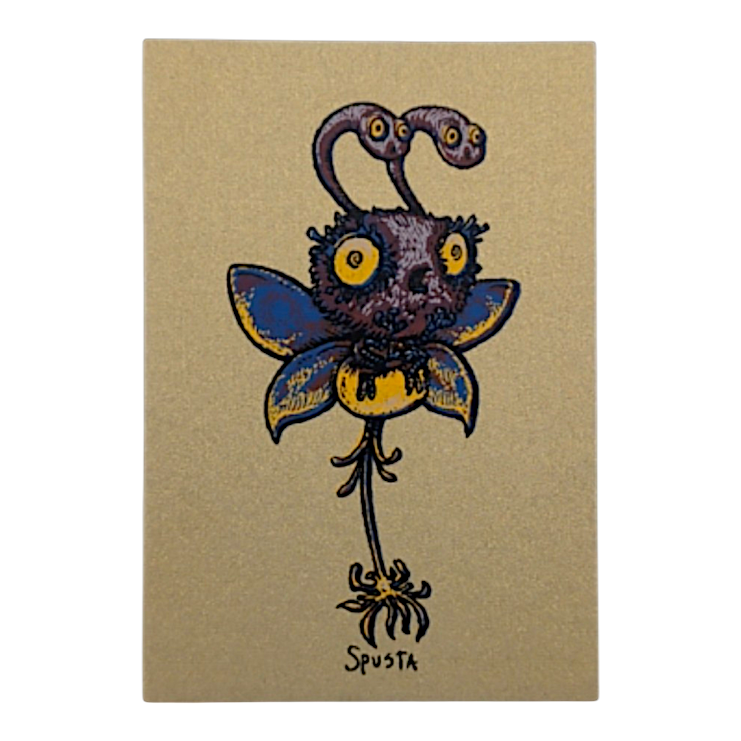 Marq Spusta
Bumble Bee (Listening Gold), 2013
Screen print
2 x 3 in 

Plate signed