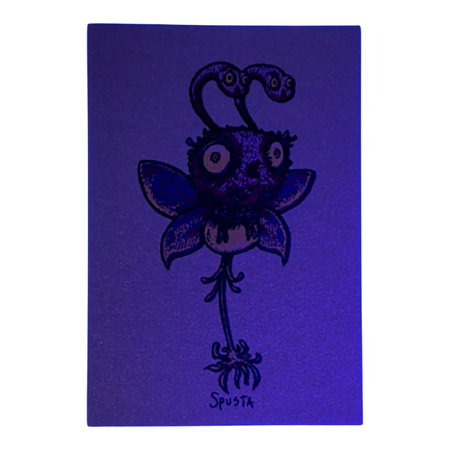 Marq Spusta
Bumble Bee (Listening Gold), 2013
Screen print
2 x 3 in 

Plate signed