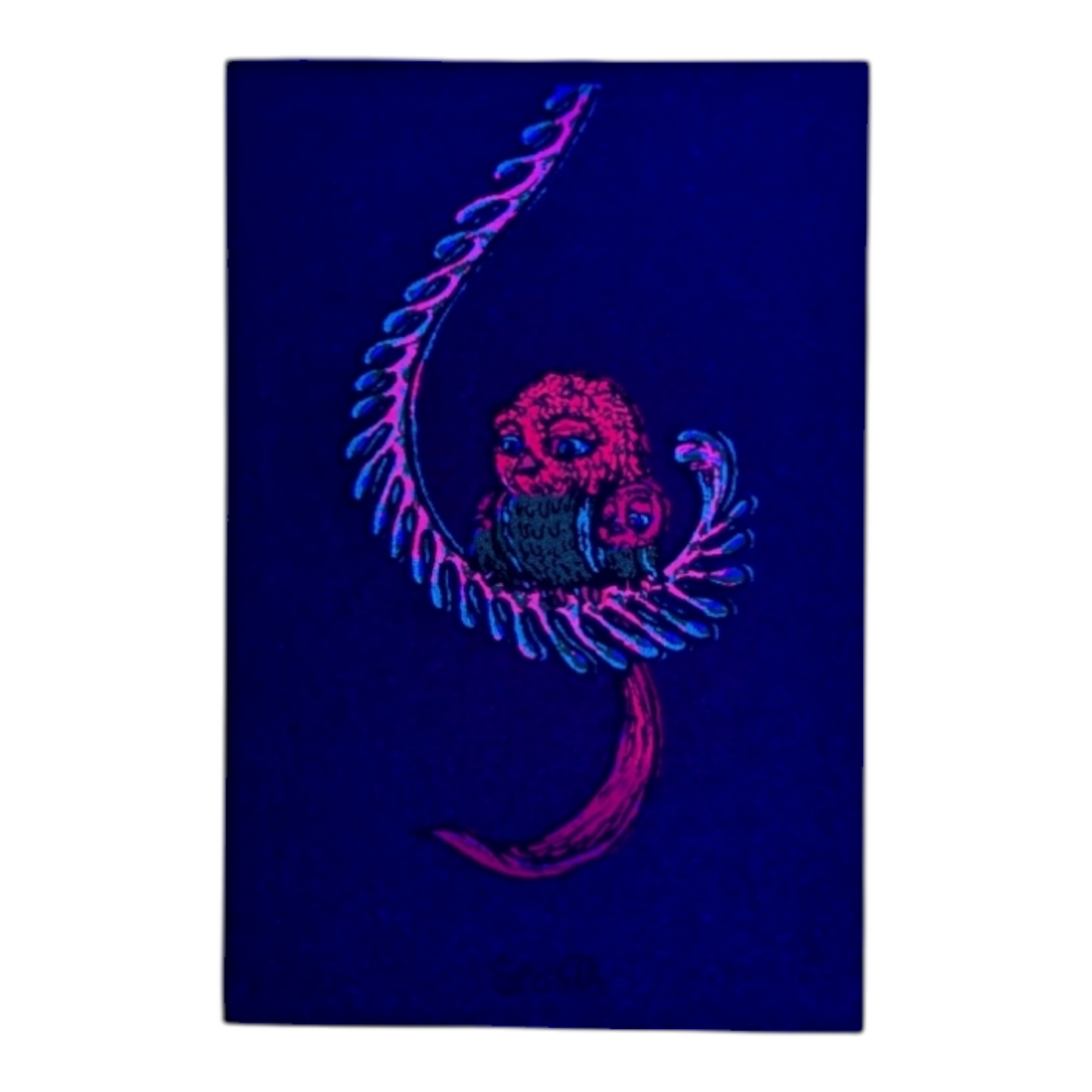 Marq Spusta
Some Odd Birds (Cranberry Shimmer), 2020
Screen print 
3 x 2 in

Plate signed