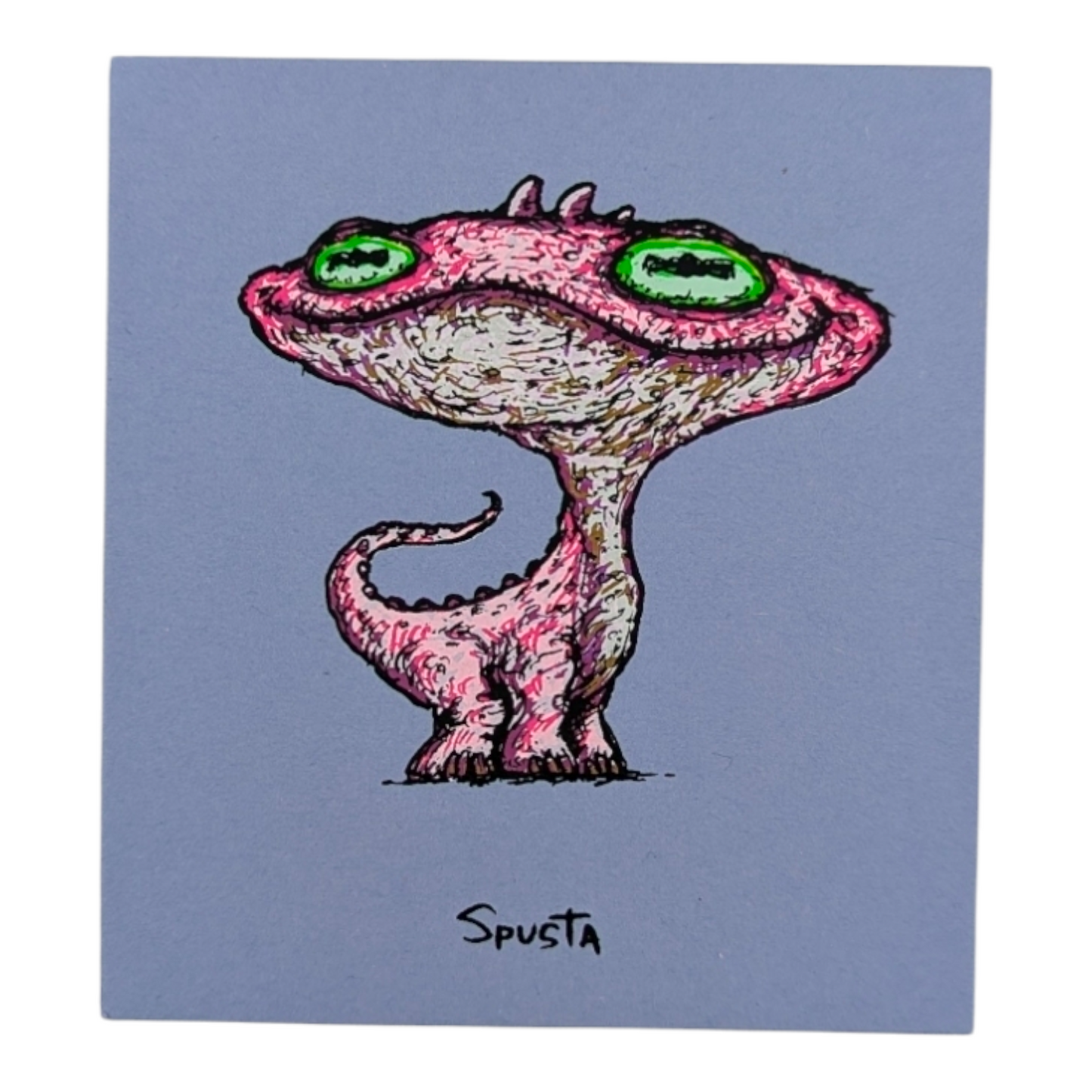 Marq Spusta
Dino Baby (Storm), 2024
Screen print 
3 x 3 in

Plate signed