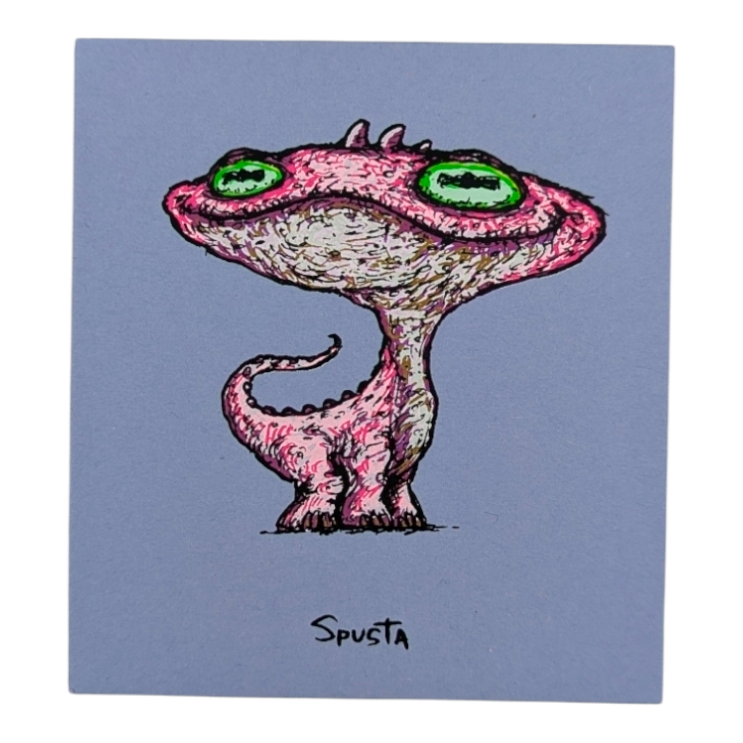 Marq Spusta
Dino Baby (Storm), 2024
Screen print 
3 x 3 in

Plate signed