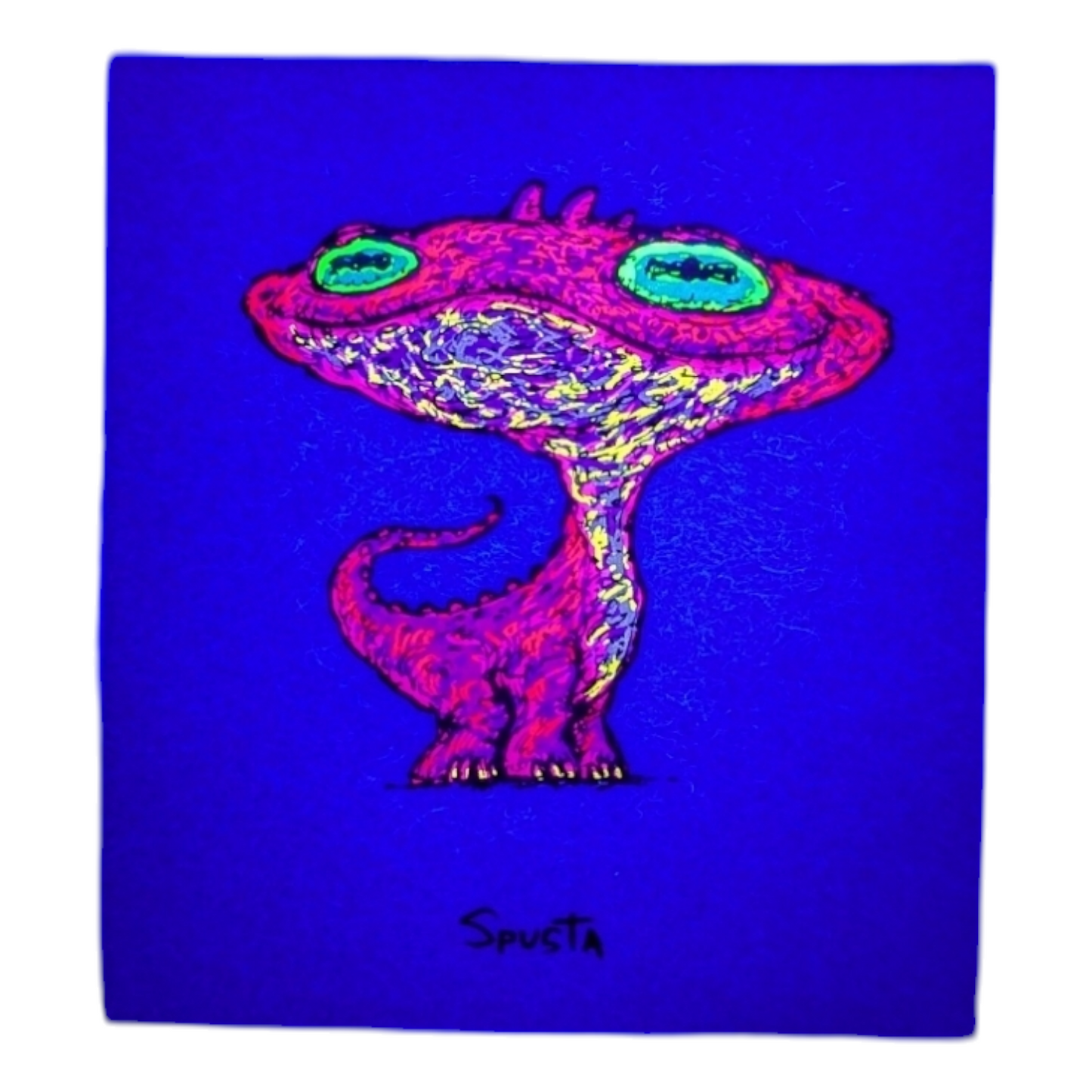 Marq Spusta
Dino Baby (Storm), 2024
Screen print 
3 x 3 in

Plate signed