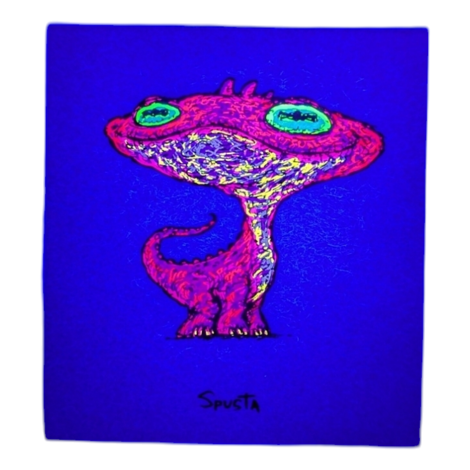 Marq Spusta
Dino Baby (Storm), 2024
Screen print 
3 x 3 in

Plate signed