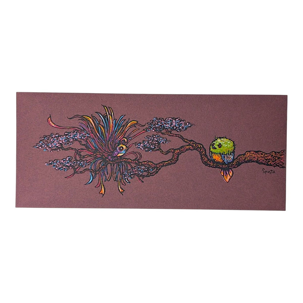 Marq Spusta
Exotica Erotica (Merlot), 2020
Screen print
7 x 3 in

Plate Signed