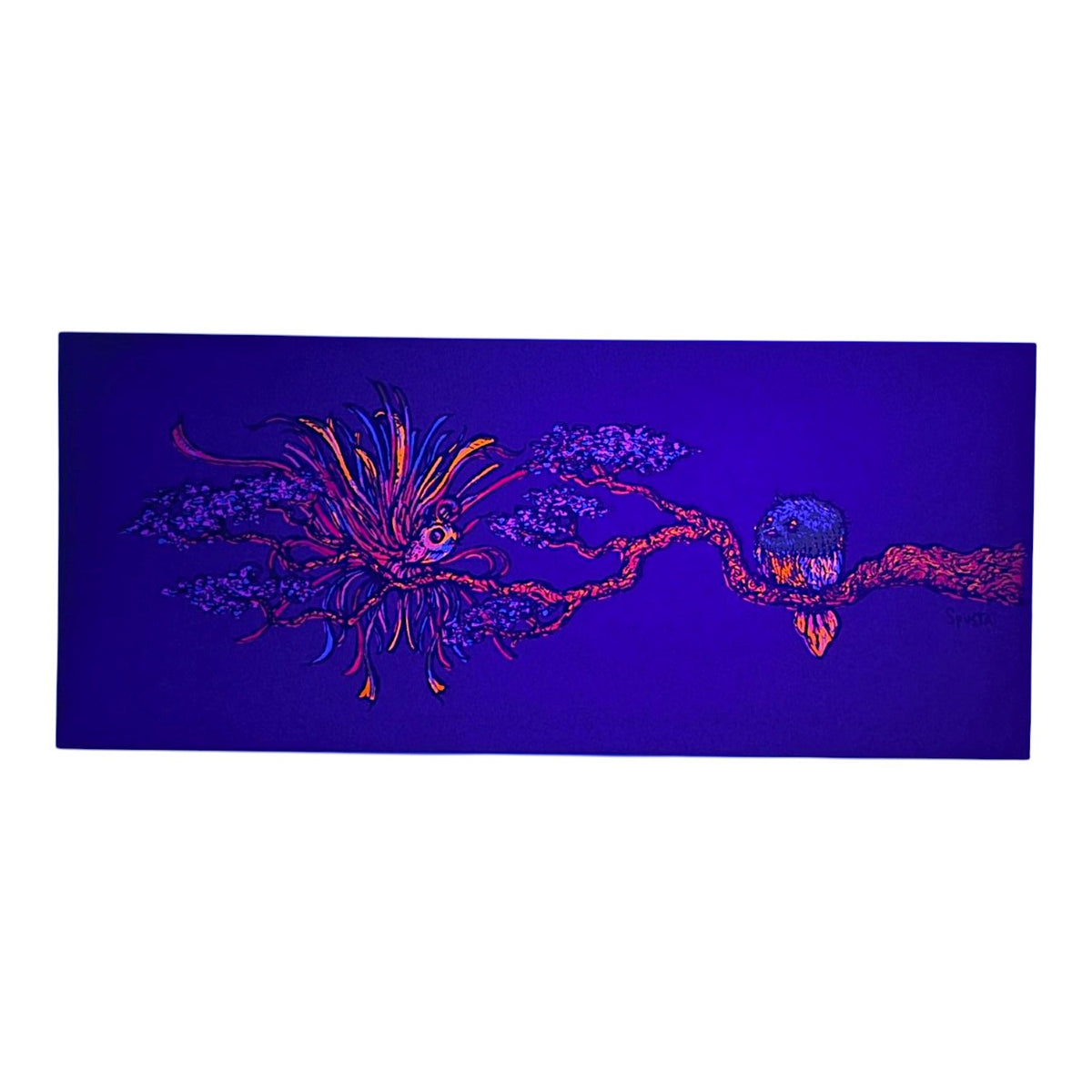 Marq Spusta
Exotica Erotica (Merlot), 2020
Screen print
7 x 3 in

Plate Signed