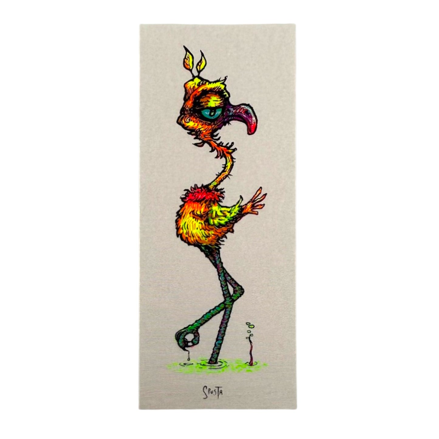 Marq Spusta "Flamingo" (Pearlescent) Micro Print