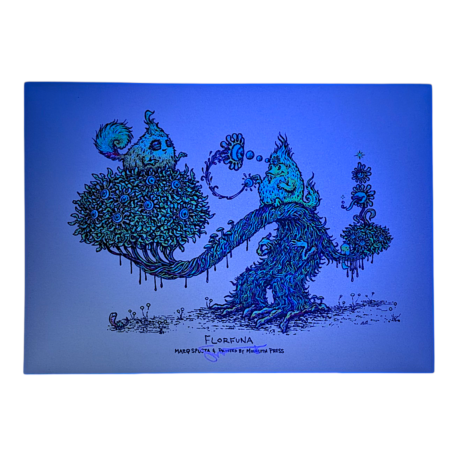 Marq Spusta
Florfuna (Tan Sandpaper), 2018
Screen print
5 x 7 in

Hand signed by the artist