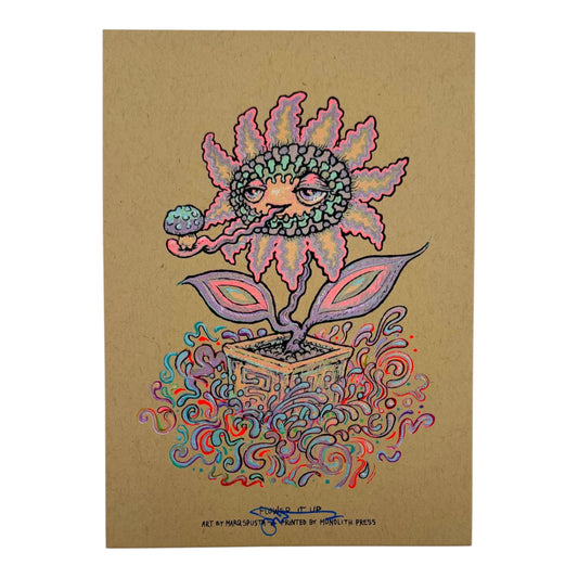Marq Spusta "Flower It Up" (Kraft) Mini Print