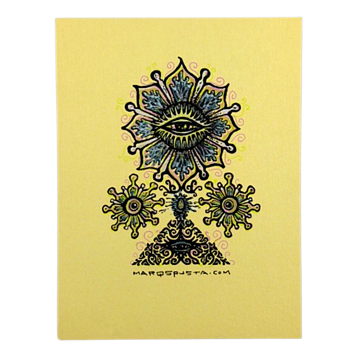 Marq Spusta Flowering Eye (Lemongrass Shimmer) Micro Print