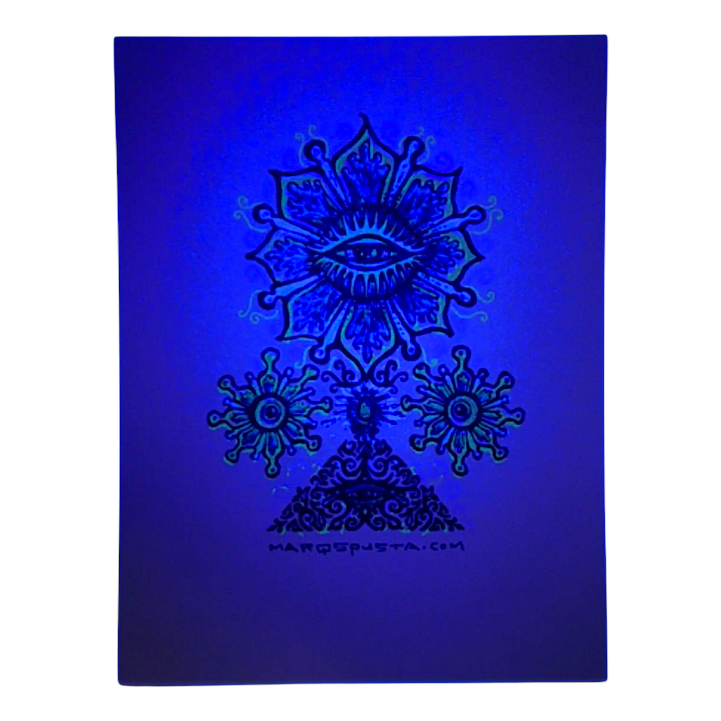 Marq Spusta Flowering Eye (Lemongrass Shimmer) Micro Print