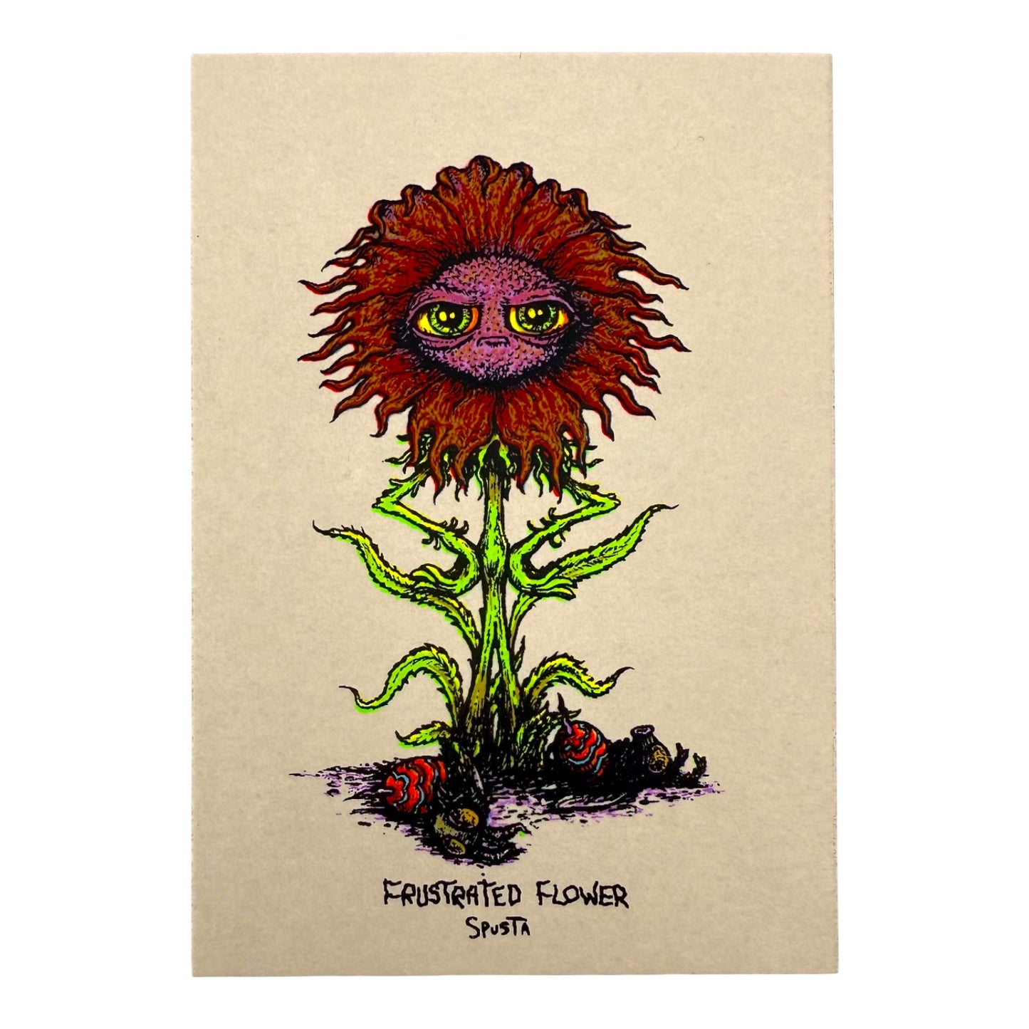 Marq Spusta "Frustrated Flower" Micro Print 