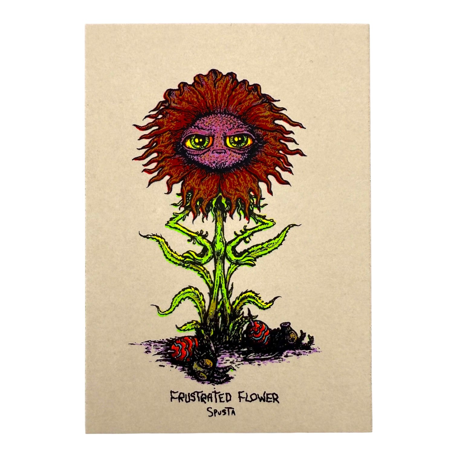 Marq Spusta "Frustrated Flower" Micro Print 
