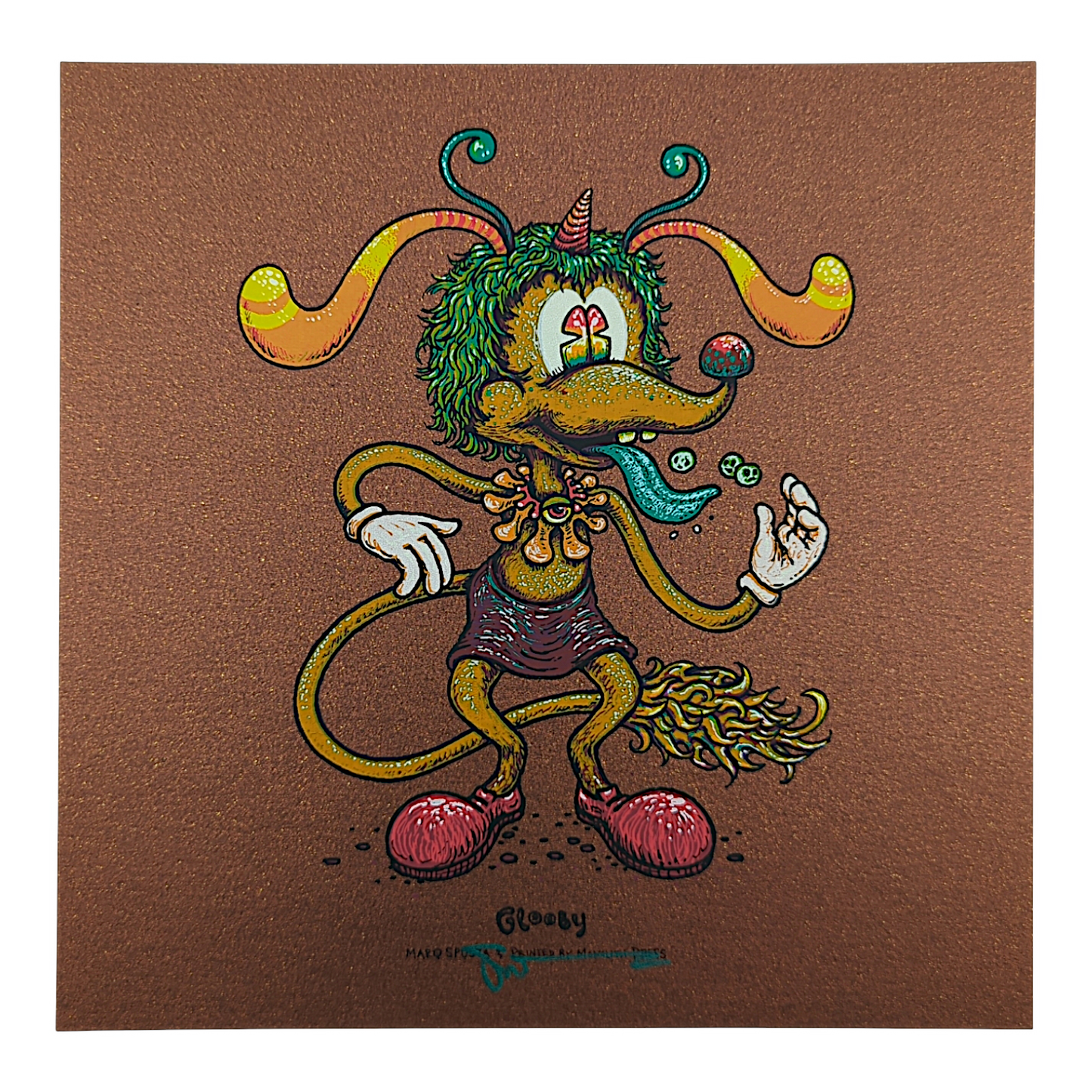 Marq Spusta "Glooby" (Root Beer Shimmer) Mini Print