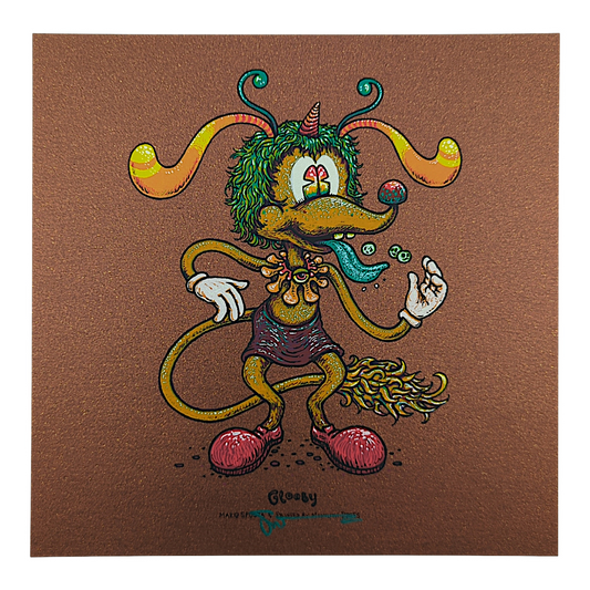 Marq Spusta "Glooby" (Root Beer Shimmer) Mini Print