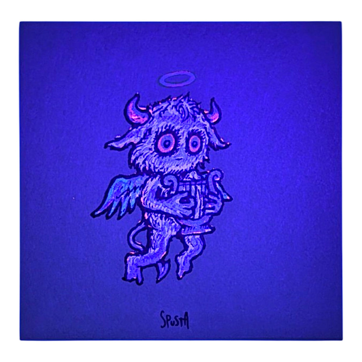 Marq Spusta
Harp Angel, 2025
Screen print
3 x 3 in

Plate Signed