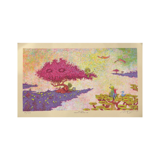 Marq Spusta
Here We Be, 2025
Screen print
20 x 12 in 
Edition of 300

Hand Signed + numbered by the artist