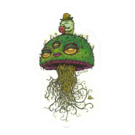 Marq Spusta Hitching a Ride Sticker