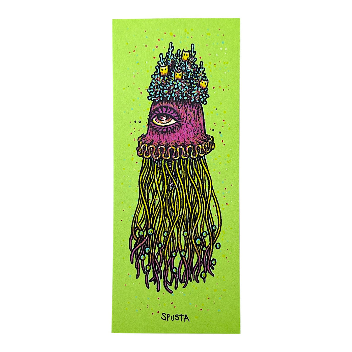Marq Spusta
Jellyglow Oculeye (Lime Green), 2019
Screen print
2 x 5 in

Plate Signed