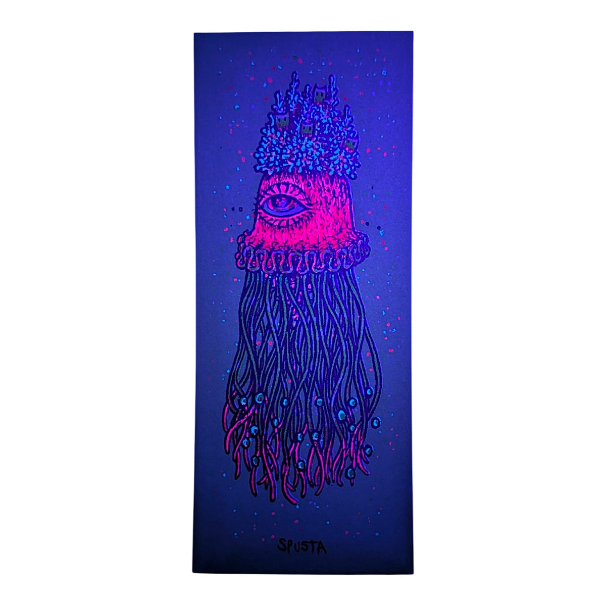 Marq Spusta
Jellyglow Oculeye (Lime Green), 2019
Screen print
2 x 5 in

Plate Signed
