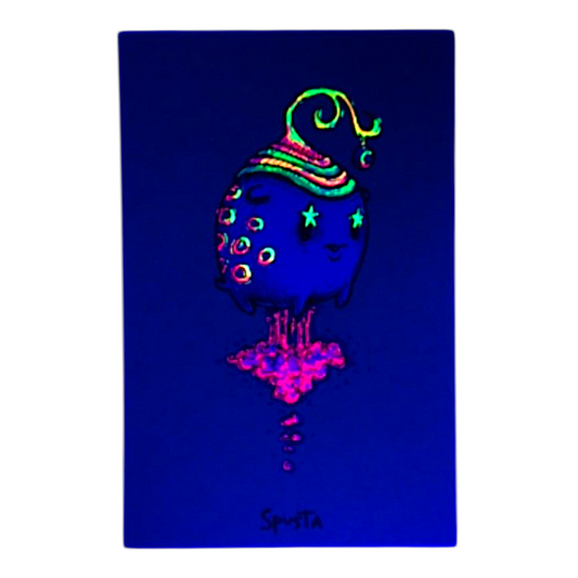 Marq Spusta
Kirby (Teal) 
Screen print 
2 x 3 in

Plate signed