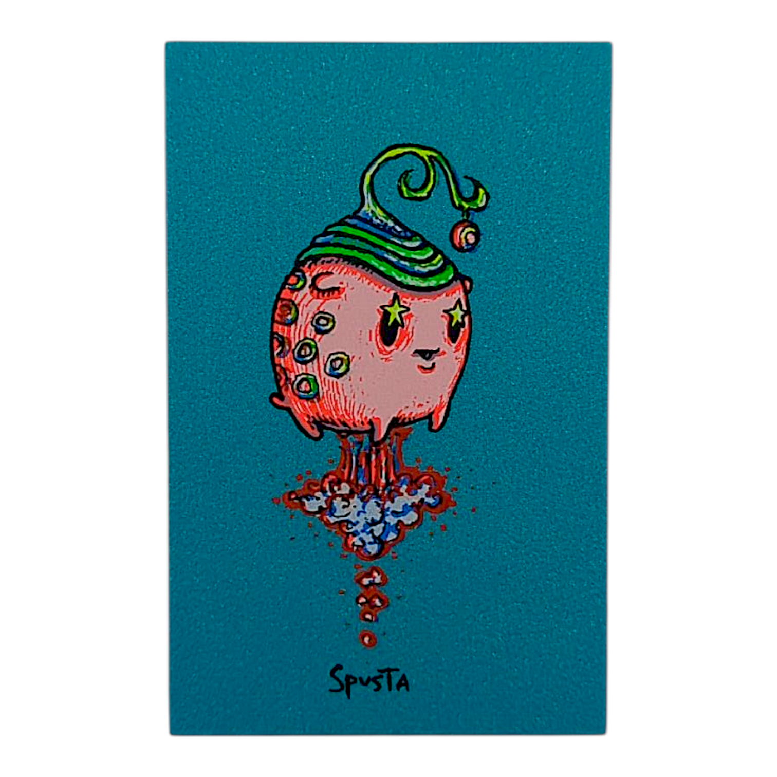 Marq Spusta Kirby (Teal Shimmer) Micro Print