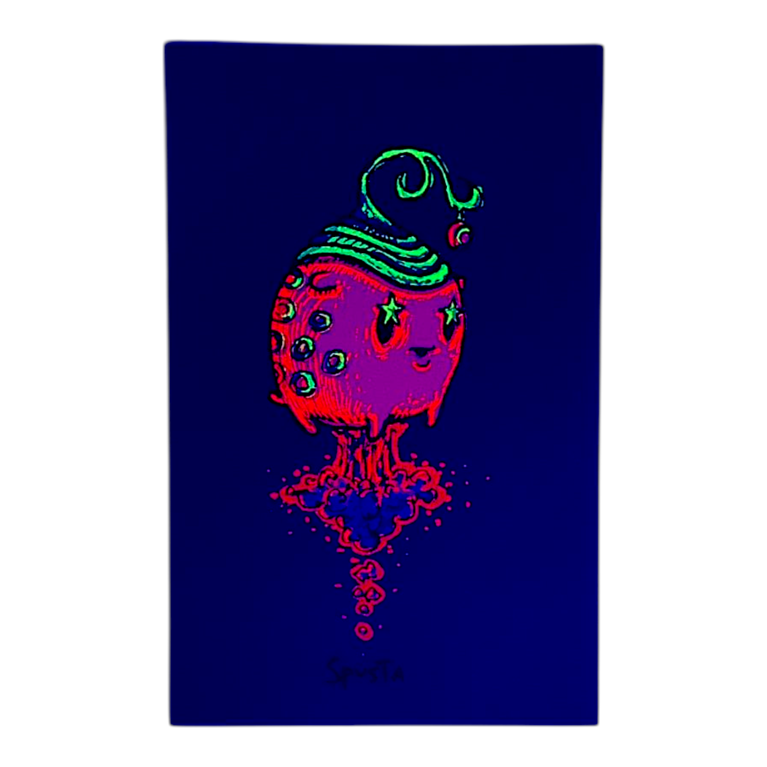 Marq Spusta Kirby (Teal Shimmer) Micro Print