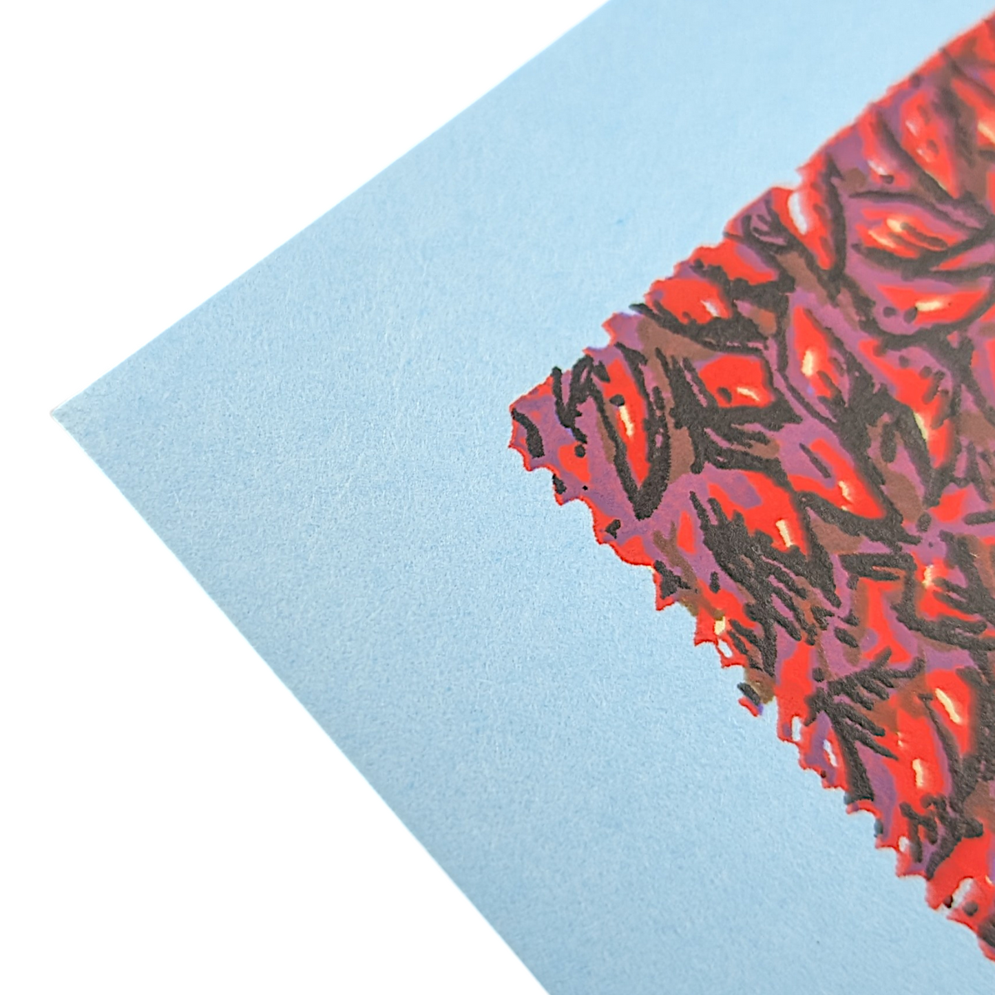 Marq Spusta "Little by Little" (Blue) Mini Print
