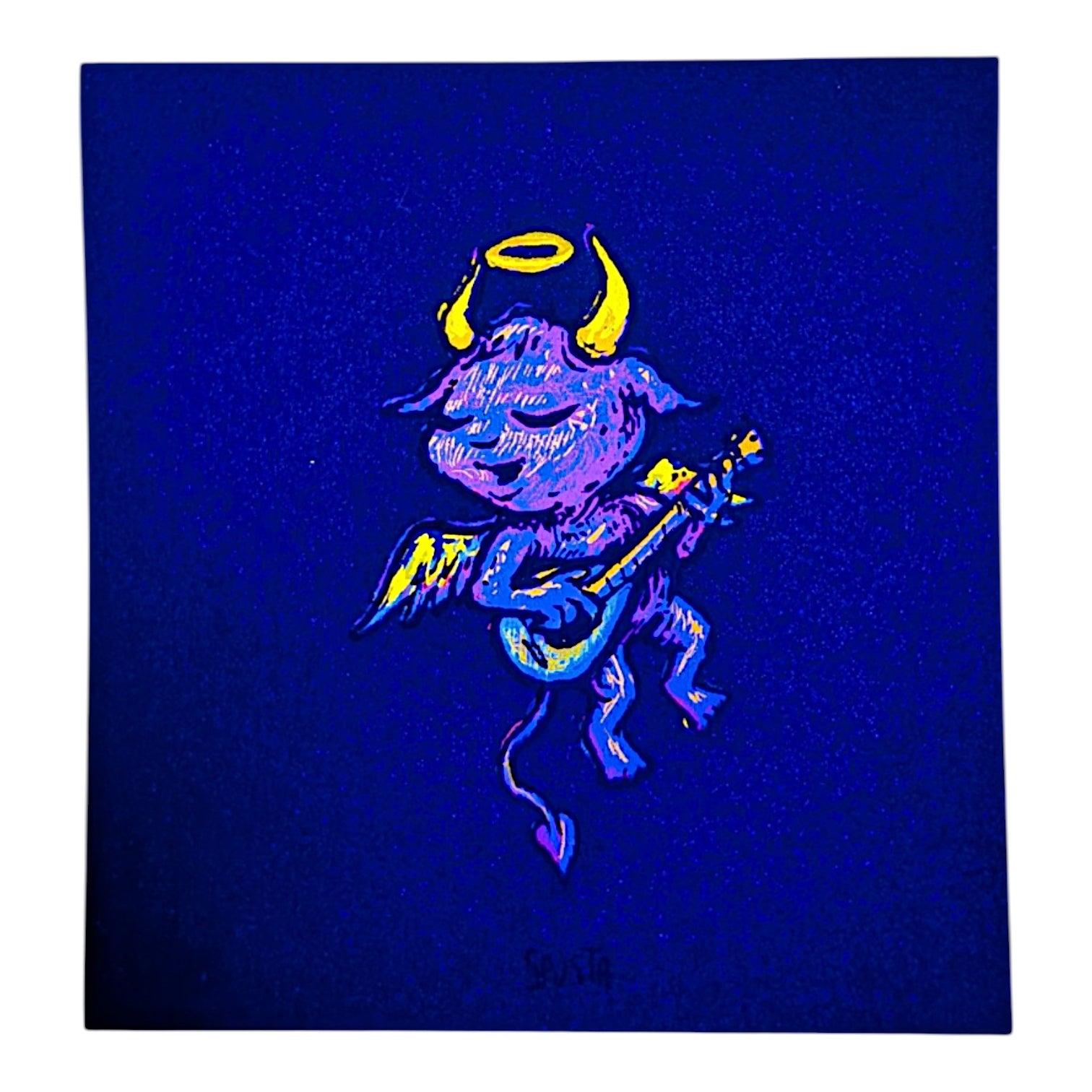 Marq Spusta Mandolin Angel Mirco Print