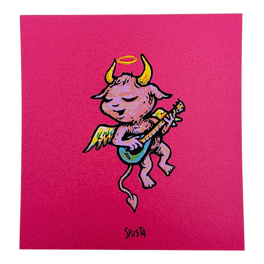 Marq Spusta Mandolin Angel Mirco Print