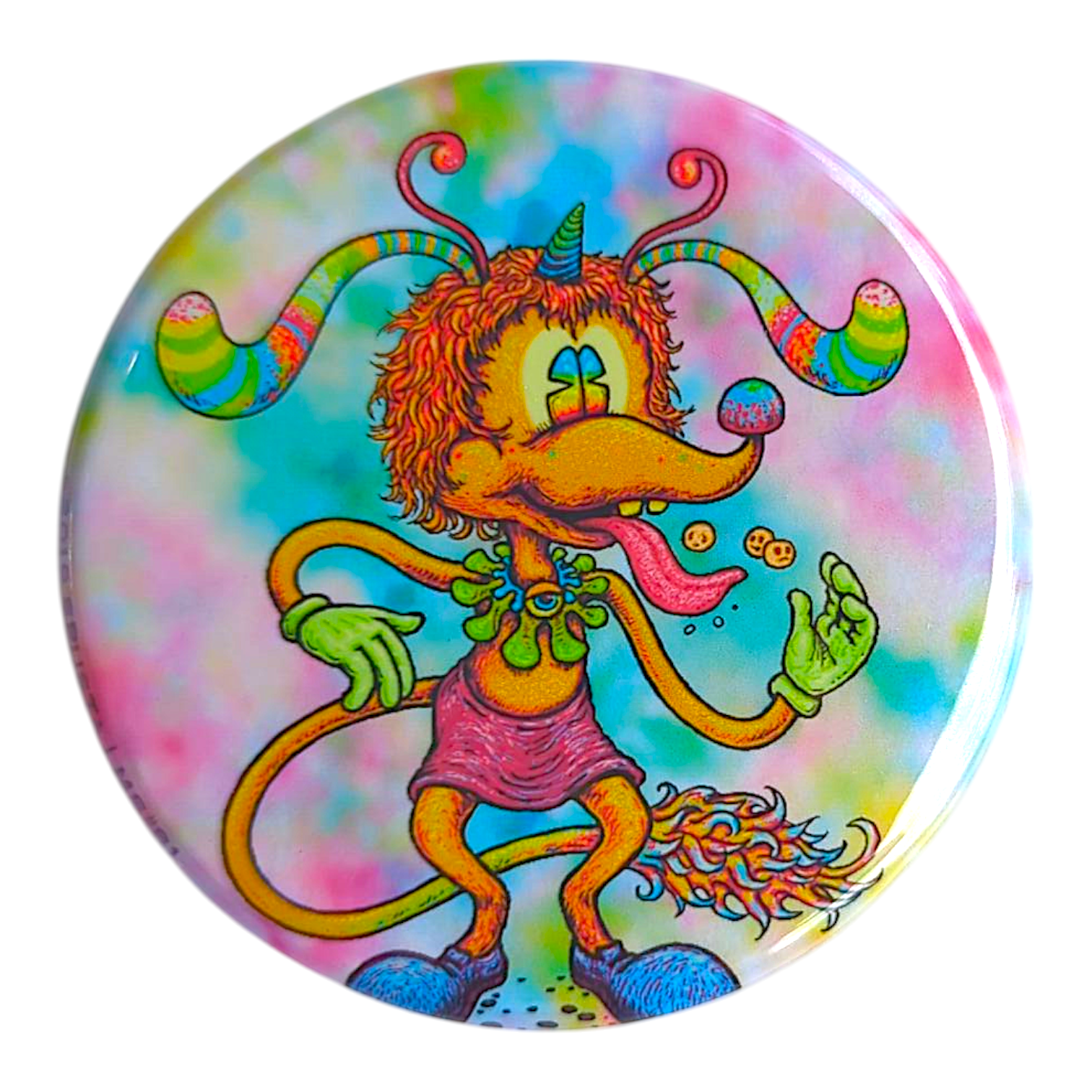 Marq Spusta MS #81 (Glooby) Magnet

2.25" round magnet
Dated 2019
Limited edition