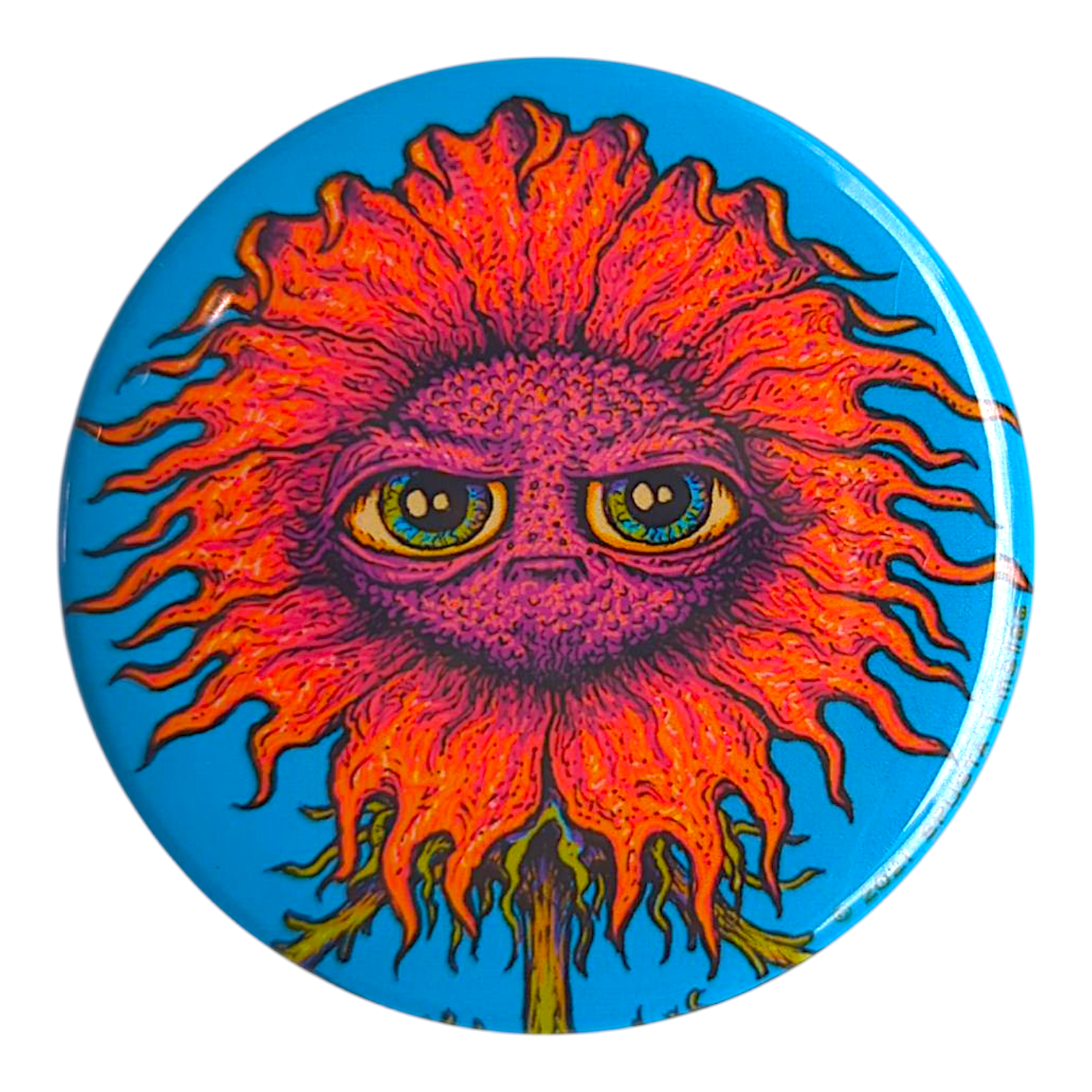 Marq Spusta MS #86 (Frustrated Flower) Magnet

2.25" round magnet 
Dated 2021
Limited edition 