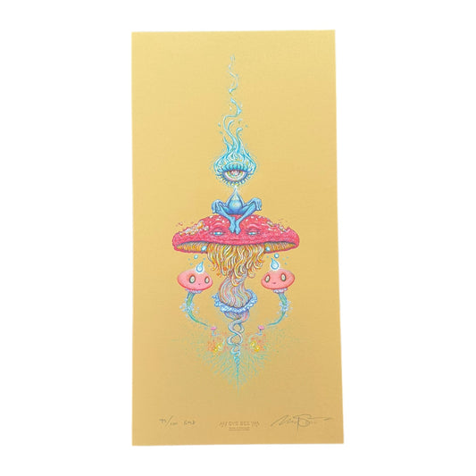 Marq Spusta "My Eye See YM" (Gold) Print