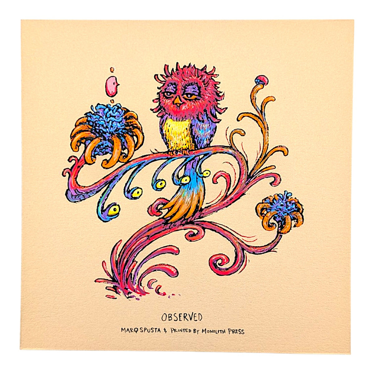 Marq Spusta
Observed, 2021
Screen print
5 x 5 in

Plate Signed