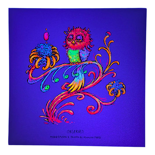 Marq Spusta
Observed, 2021
Screen print
5 x 5 in

Plate Signed