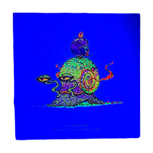 Marq Spusta  "On the Move (Light Blue Shimmer)" Micro Print