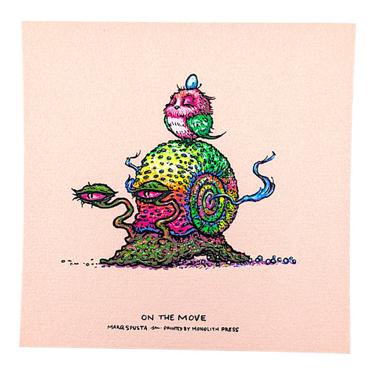 Marq Spusta
On the Move (Nude Shimmer), 2026
Screen print
5 x 5 in

Plate Signed