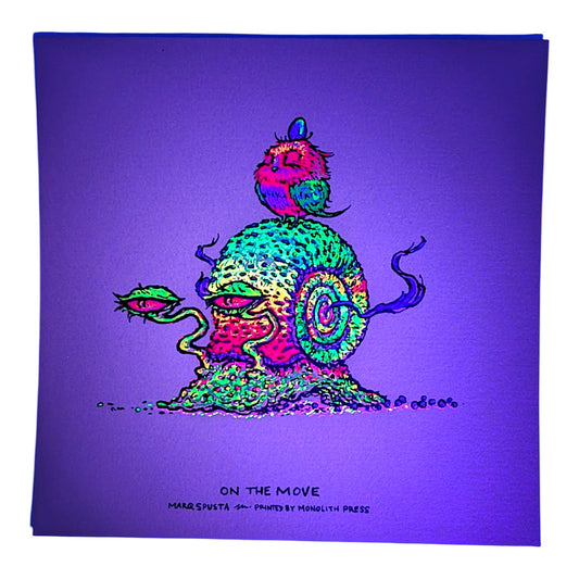 Marq Spusta
On the Move (Nude Shimmer), 2026
Screen print
5 x 5 in

Plate Signed
