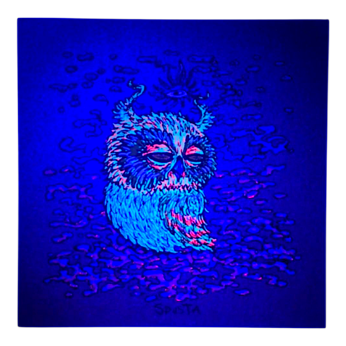 Marq Spusta Owl (Merlot Shimmer) Micro Print
