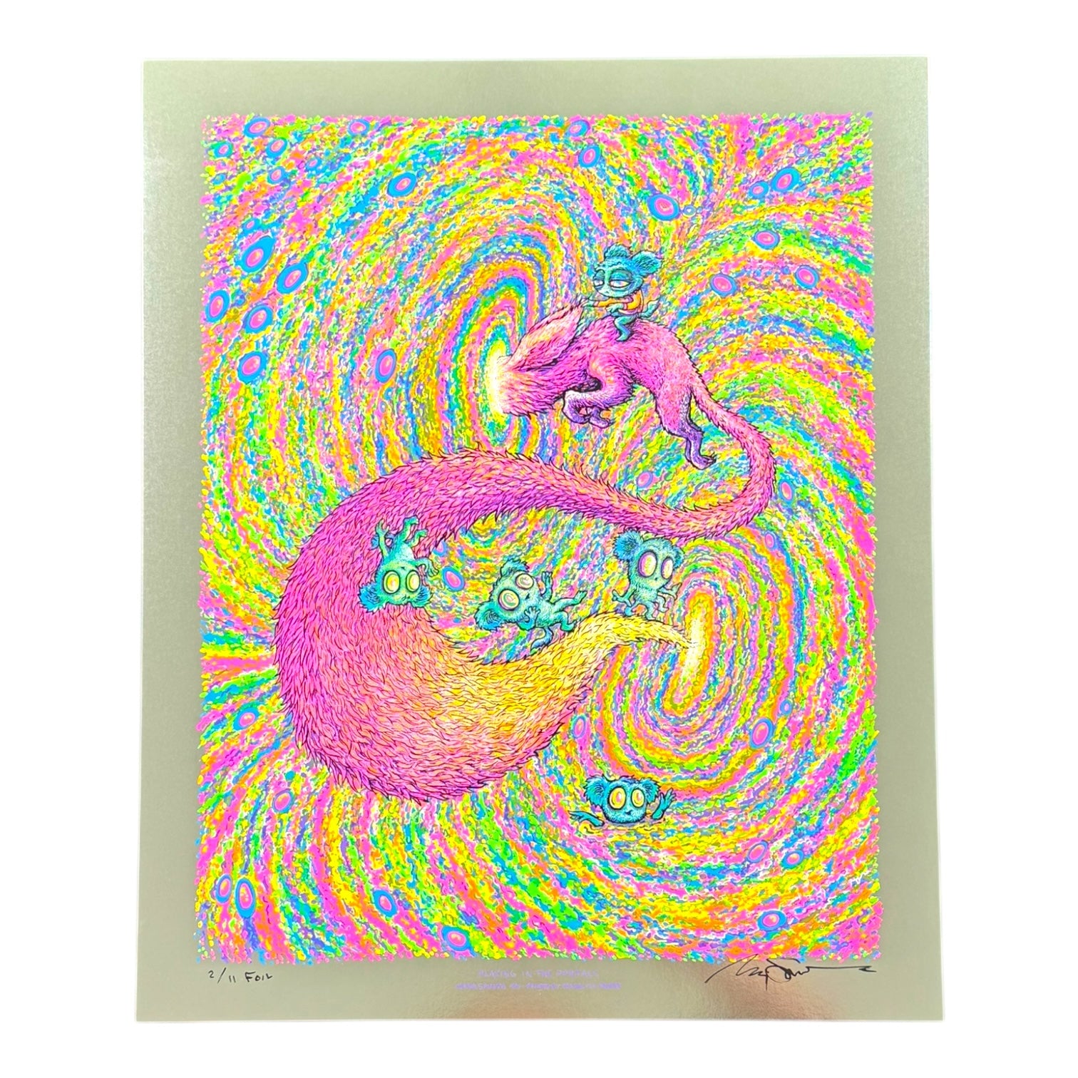 Marq Spusta "Playing in the Portals" (Foil) Print