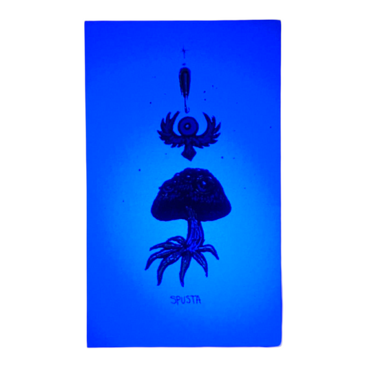 Marq Spusta Potshroom (Left Facing) Micro Print