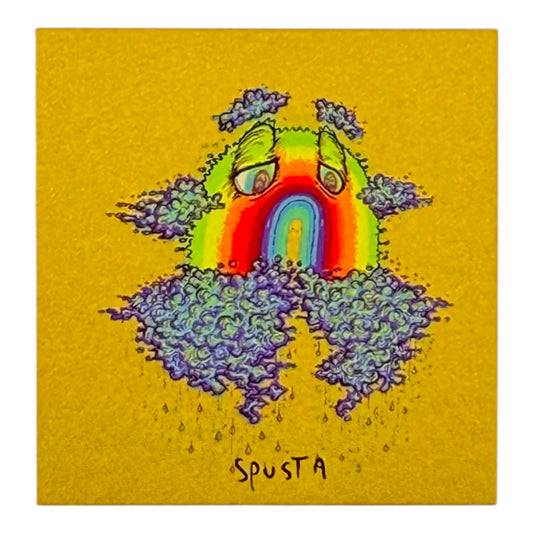 Marq Spusta "Sad Rainbow" (Gold Shimmer) Micro Print