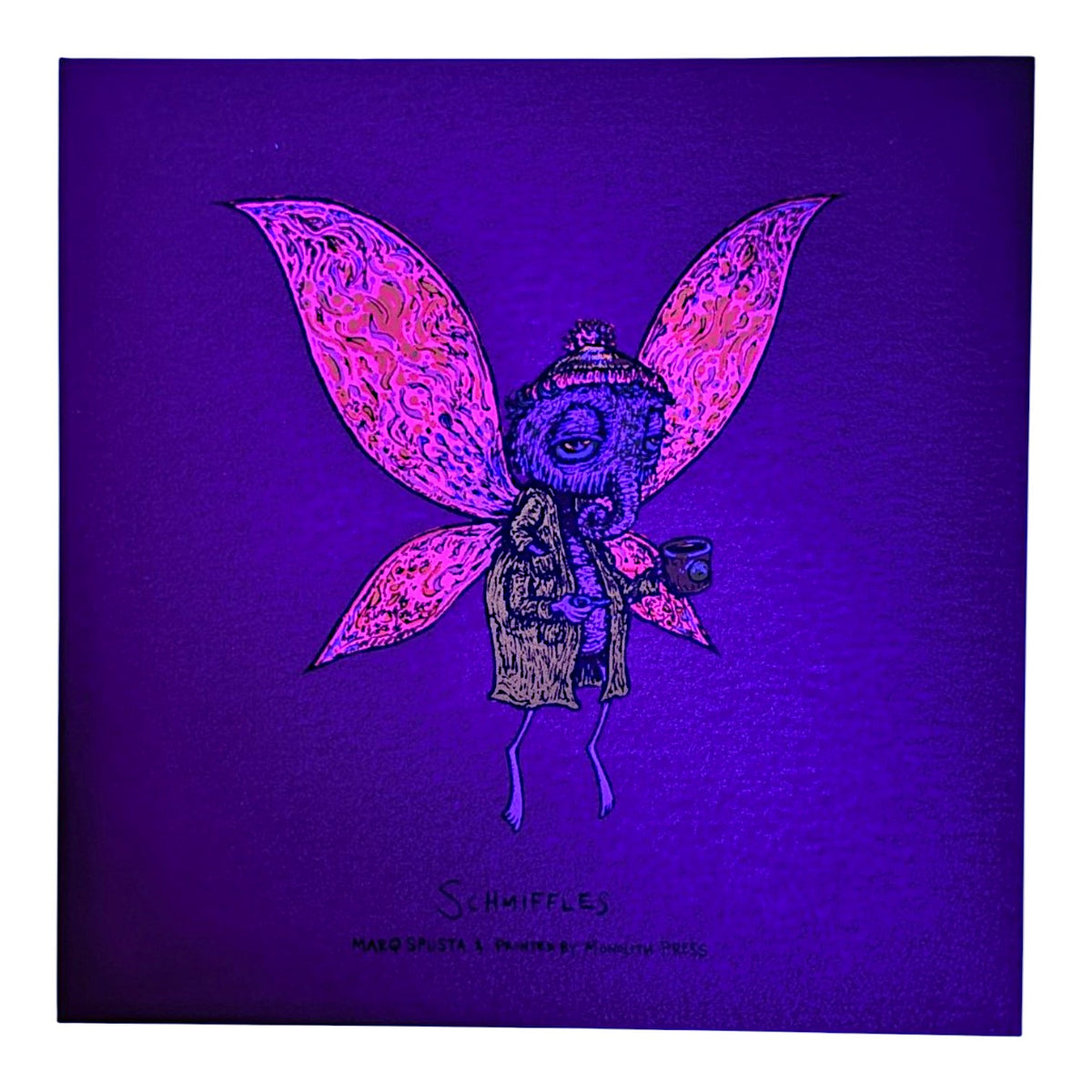 Marq Spusta
Schmiffles (Red Shimmer), 2021
Screen print
5 x 5 in

Plate Signed