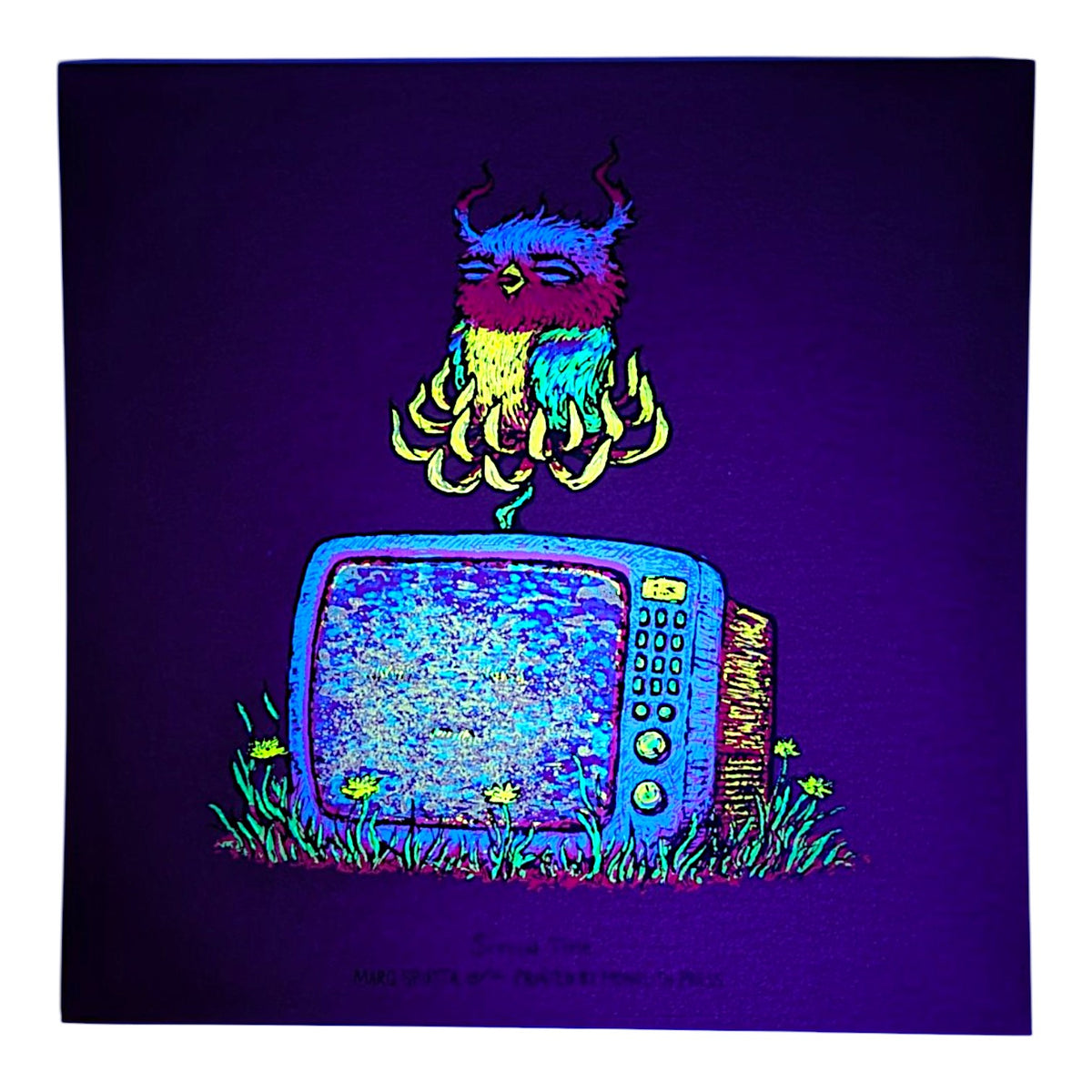 Marq Spusta
Screen Time (Red Shimmer), 2023
Screen print
5 x 5 in

Plate Signed