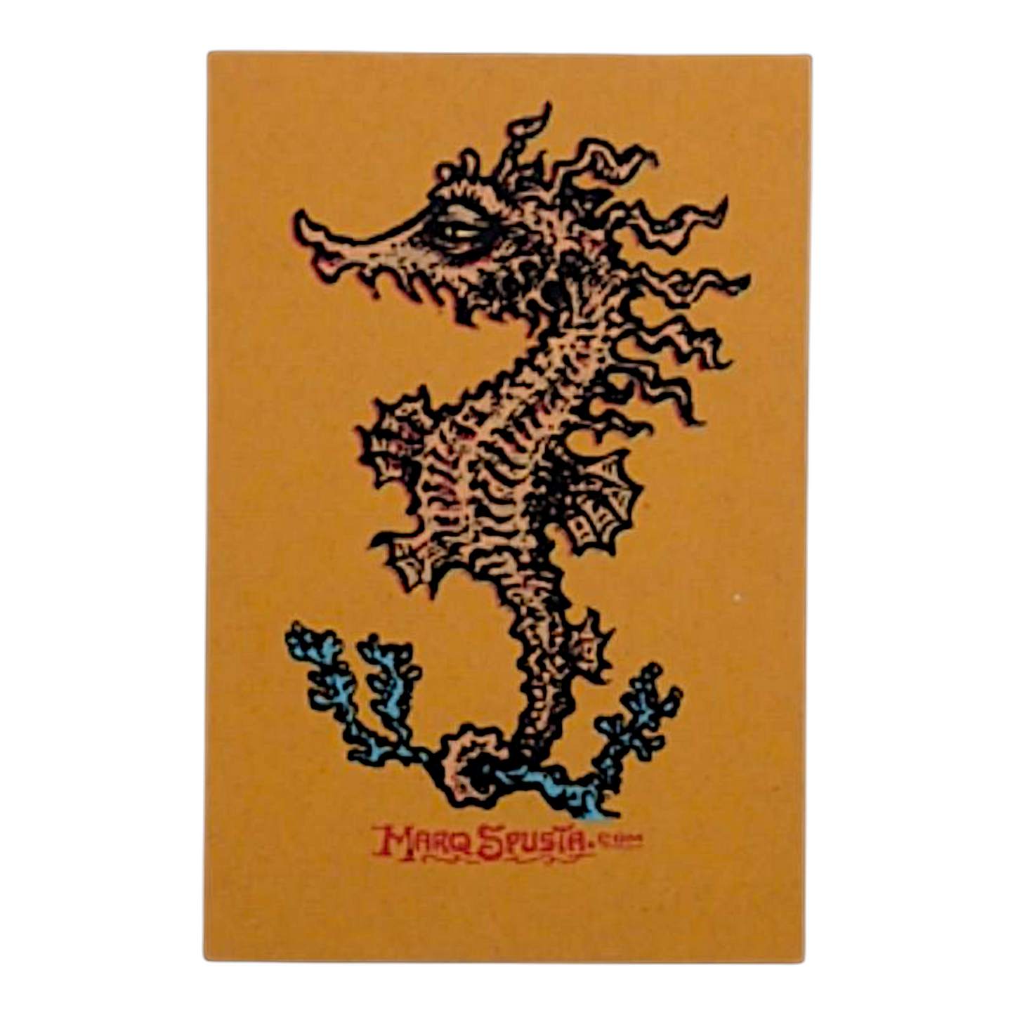 Marq Spusta Seahorse (Pumpkin) Micro Print