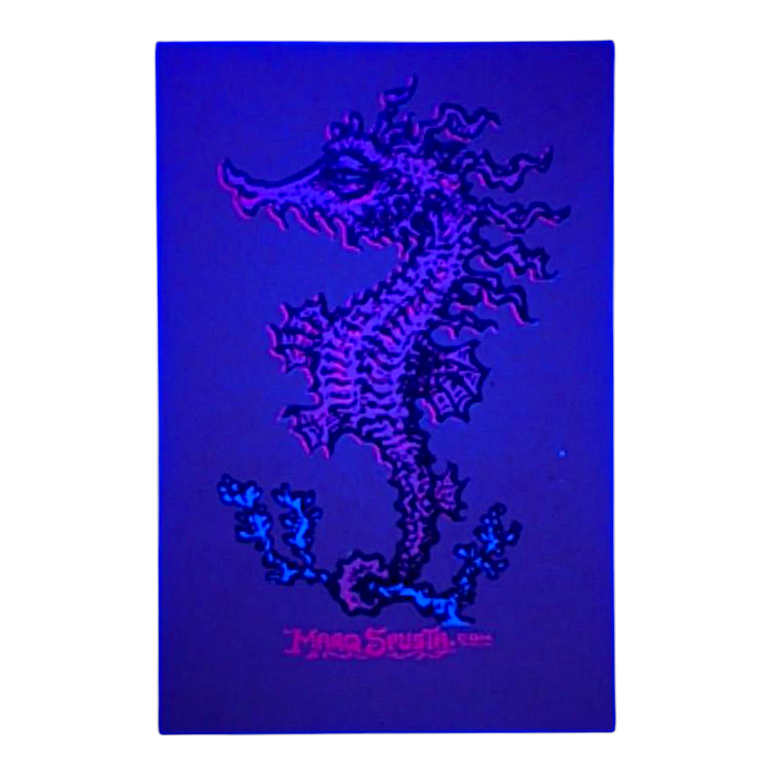 Marq Spusta Seahorse (Pumpkin) Micro Print
