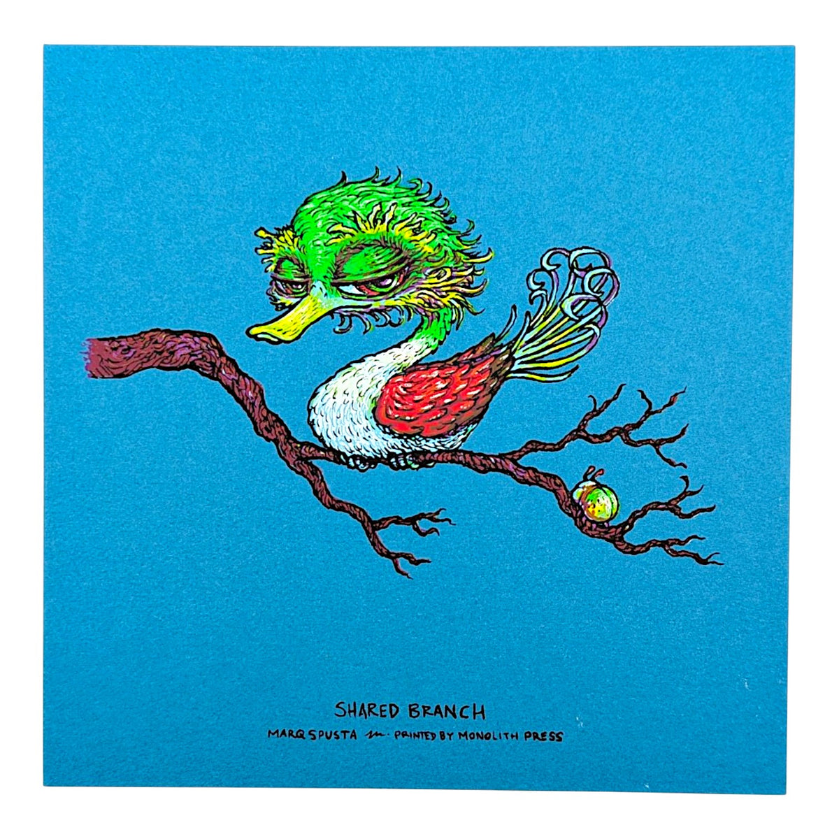 Marq Spusta
Shared Branch (Teal), 2024
Screen print
5 x 5 in

Plate Signed