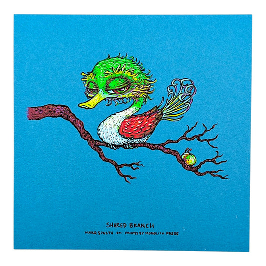 Marq Spusta
Shared Branch (Teal), 2024
Screen print
5 x 5 in

Plate Signed