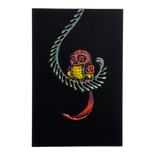 Marq Spusta Some Odd Birds (Black Rubber) Micro Print