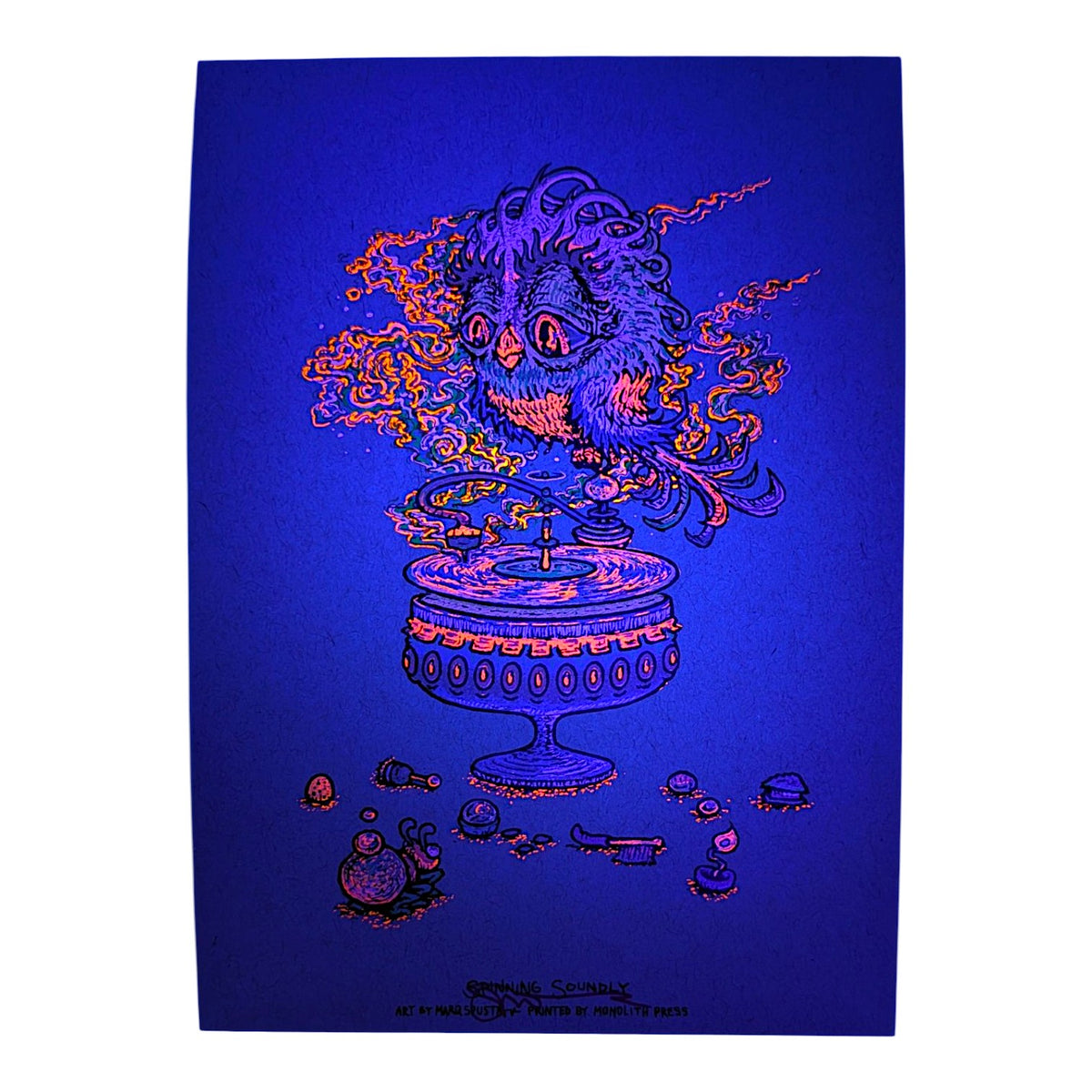 Marq Spusta
Spinning Soundly (Kraft), 2026
Screen print
5 x 7 in

Hand signed by the artist